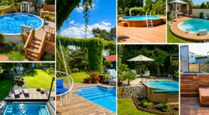Above Ground Pool Deck Ideas on a Budget