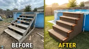 How To Make Above Ground Pool Steps