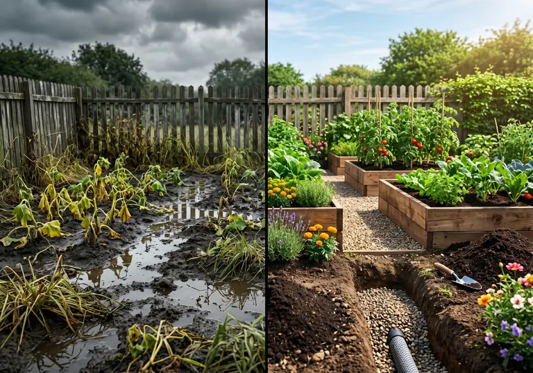 How to Fix a Waterlogged Garden