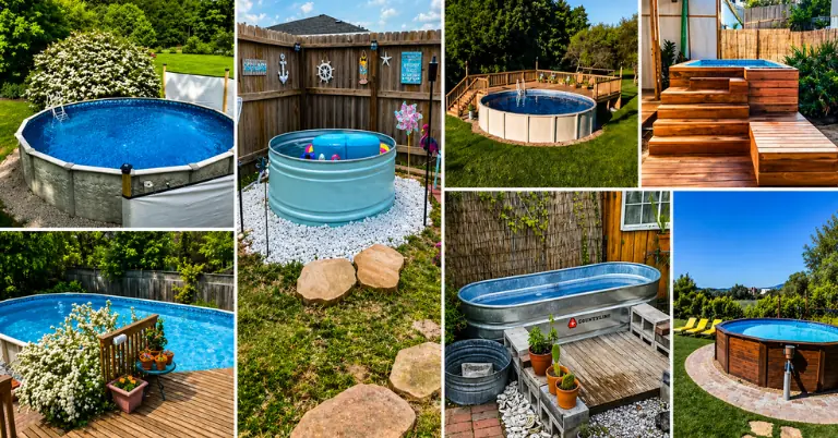 bove Ground Pool Ideas on a Budget